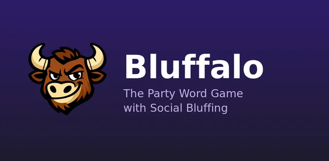 Bluffalo — The Party Word Game with Social Bluffing